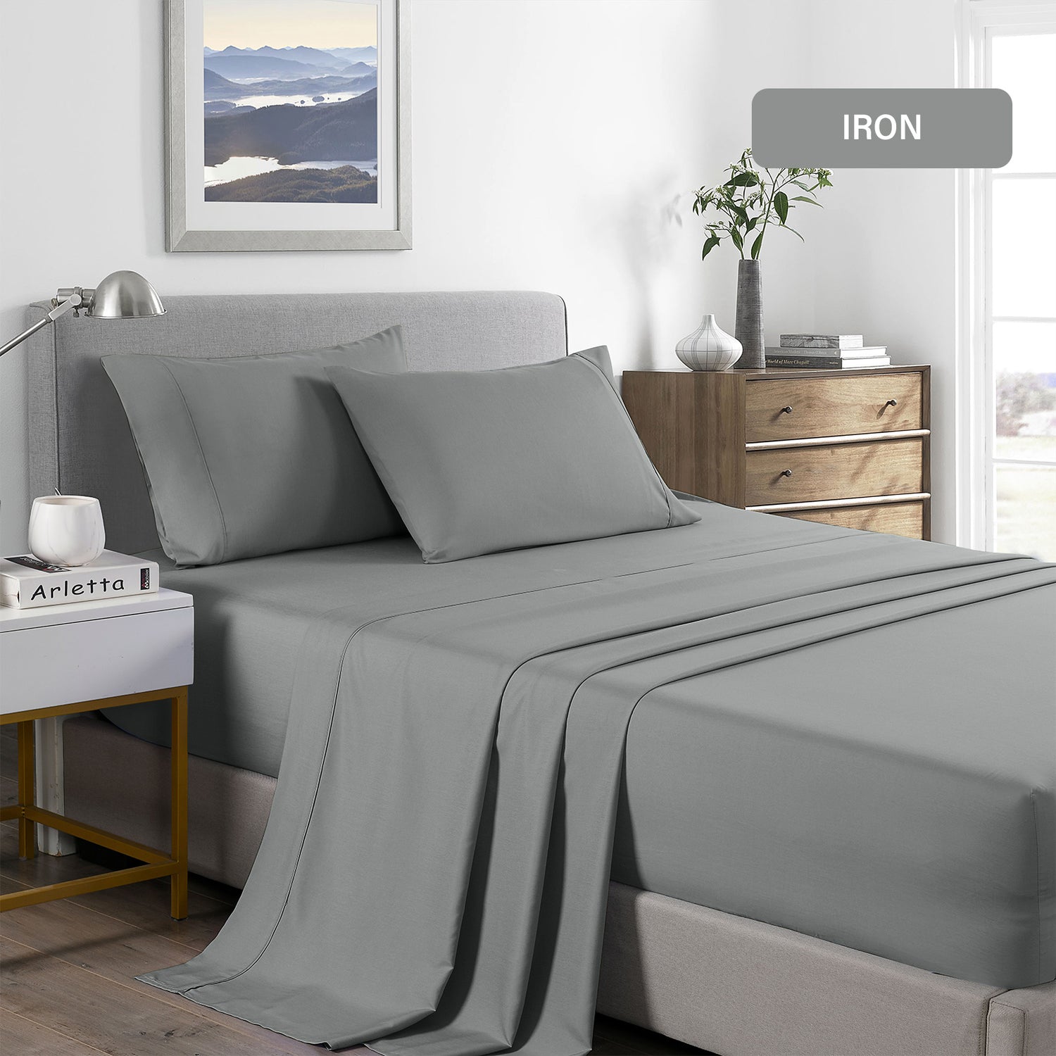 Royal Comfort 2000 Thread Count Bamboo Cooling Sheet Set Ultra Soft Bedding-Bed Linen-PEROZ Accessories
