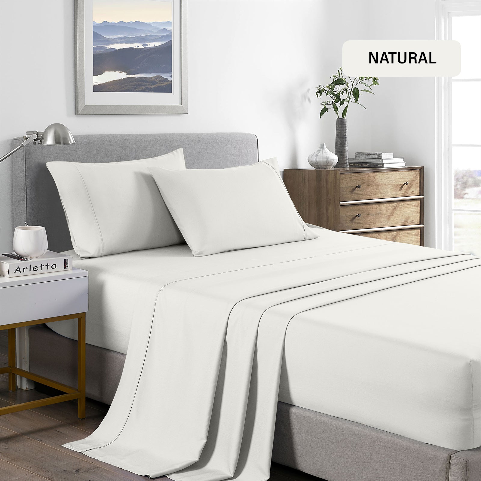 Royal Comfort 2000 Thread Count Bamboo Cooling Sheet Set Ultra Soft Bedding-Bed Linen-PEROZ Accessories