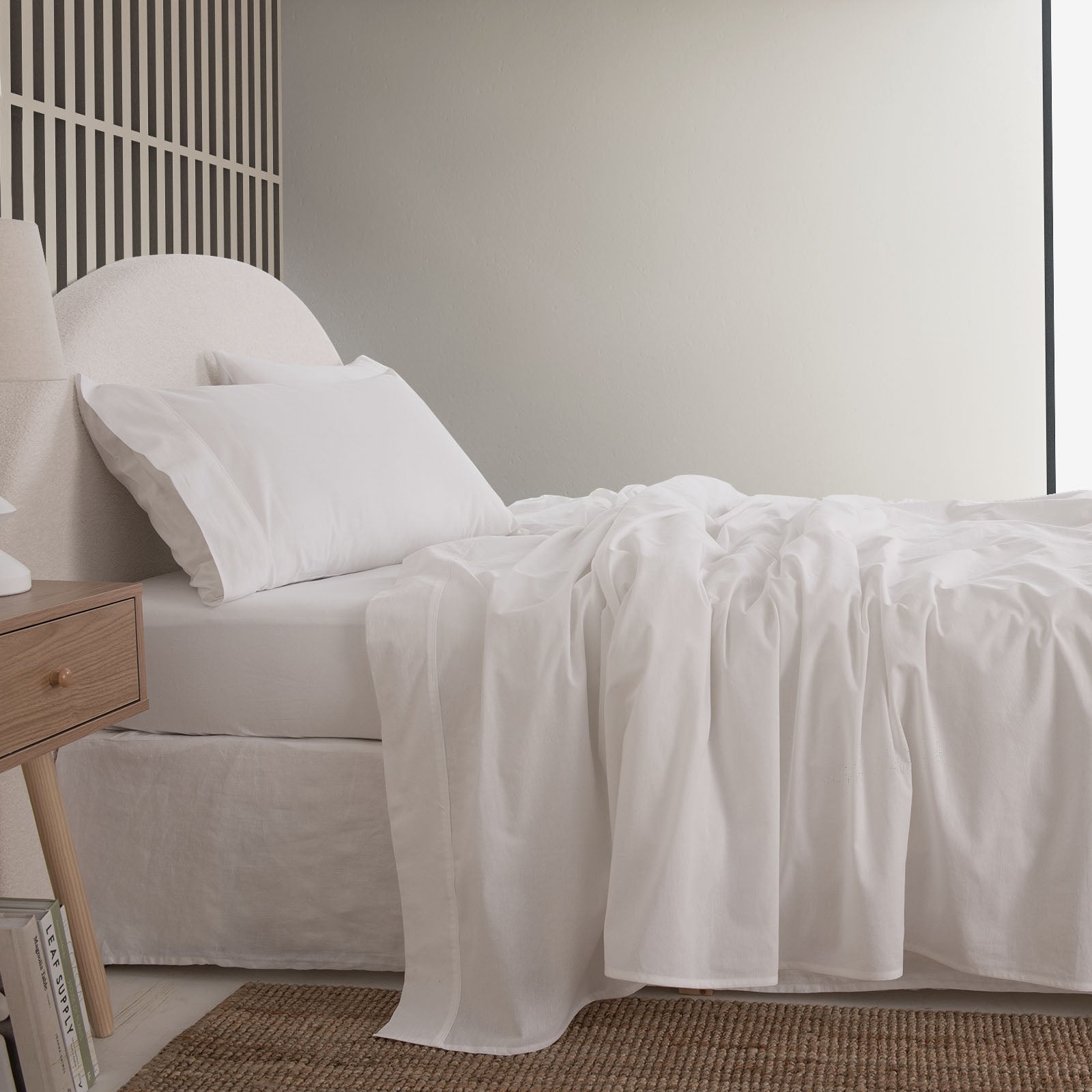 Royal Comfort Vintage Wash 100% Cotton Sheet Set Fitted Flat Sheet Pillowcases-Bed Linen-PEROZ Accessories