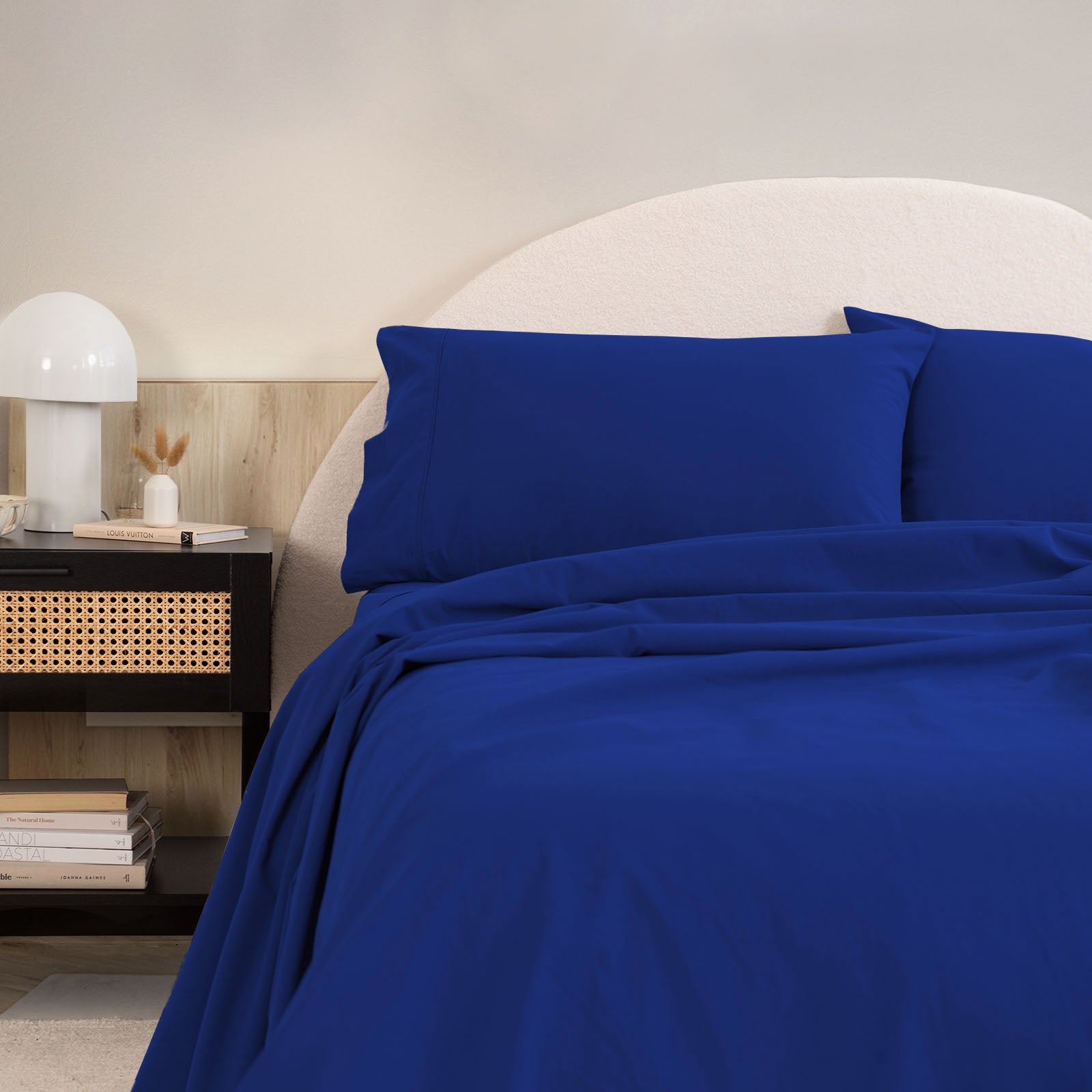 Royal Comfort Vintage Wash 100% Cotton Sheet Set Fitted Flat Sheet Pillowcases-Bed Linen-PEROZ Accessories