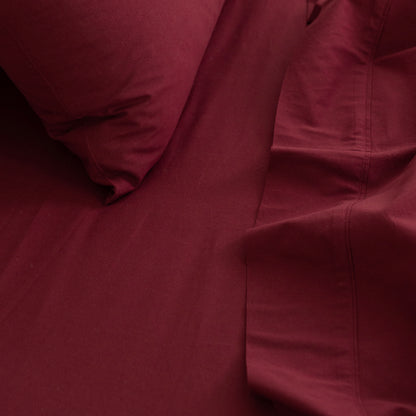 Royal Comfort Vintage Wash 100% Cotton Sheet Set Fitted Flat Sheet Pillowcases-Bed Linen-PEROZ Accessories