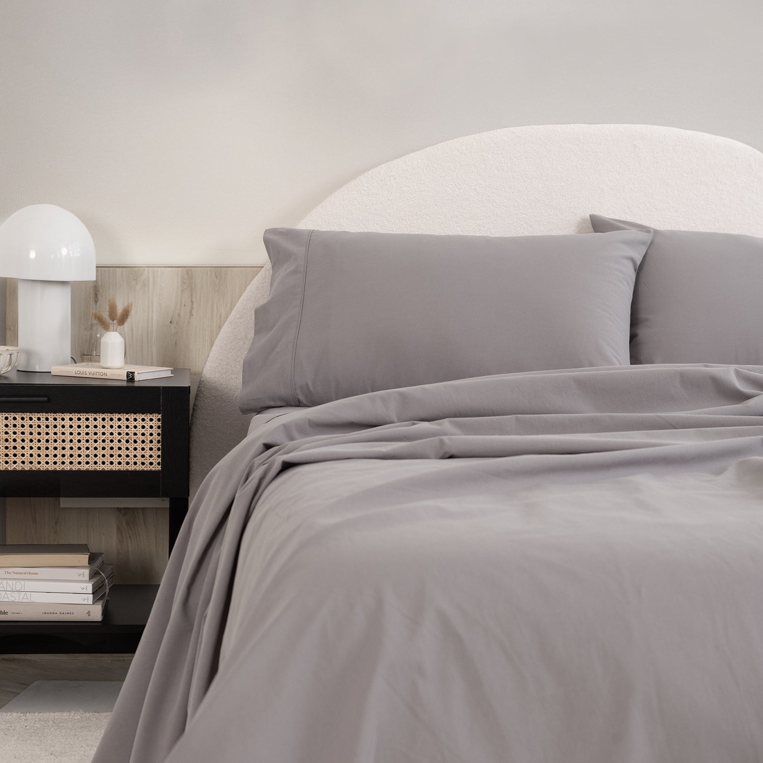 Royal Comfort Vintage Wash 100% Cotton Sheet Set Fitted Flat Sheet Pillowcases-Bed Linen-PEROZ Accessories