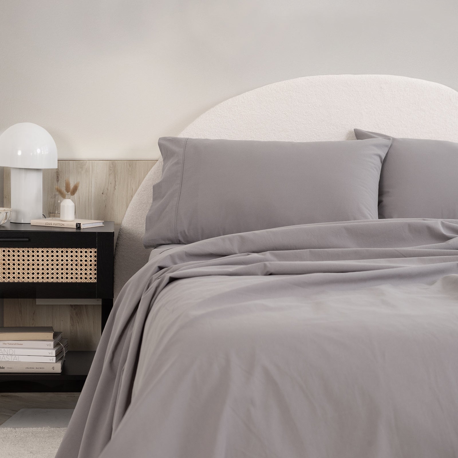 Royal Comfort Vintage Wash 100% Cotton Sheet Set Fitted Flat Sheet Pillowcases-Bed Linen-PEROZ Accessories