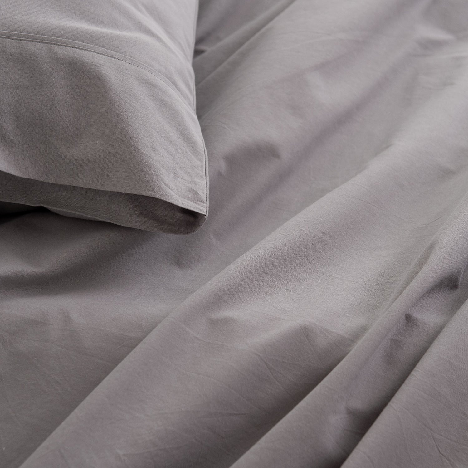 Royal Comfort Vintage Wash 100% Cotton Sheet Set Fitted Flat Sheet Pillowcases-Bed Linen-PEROZ Accessories