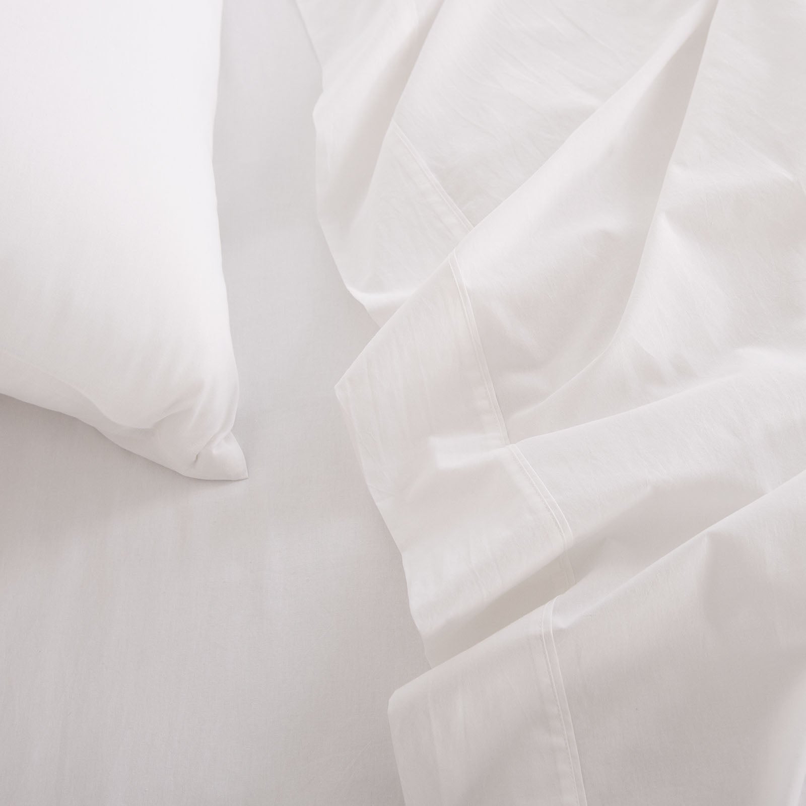 Royal Comfort Vintage Wash 100% Cotton Sheet Set Fitted Flat Sheet Pillowcases-Bed Linen-PEROZ Accessories