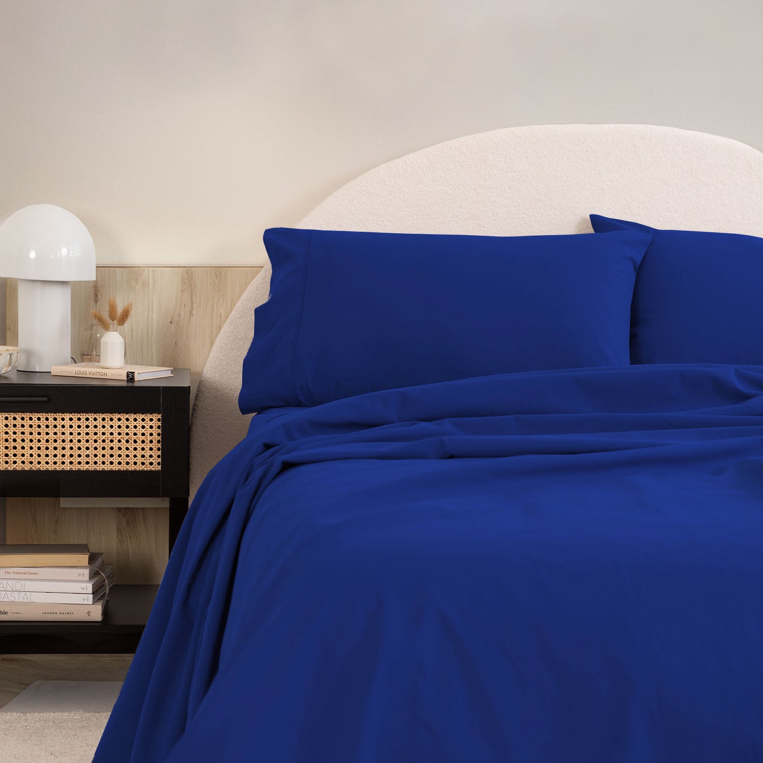 Royal Comfort Vintage Wash 100% Cotton Sheet Set Fitted Flat Sheet Pillowcases-Bed Linen-PEROZ Accessories