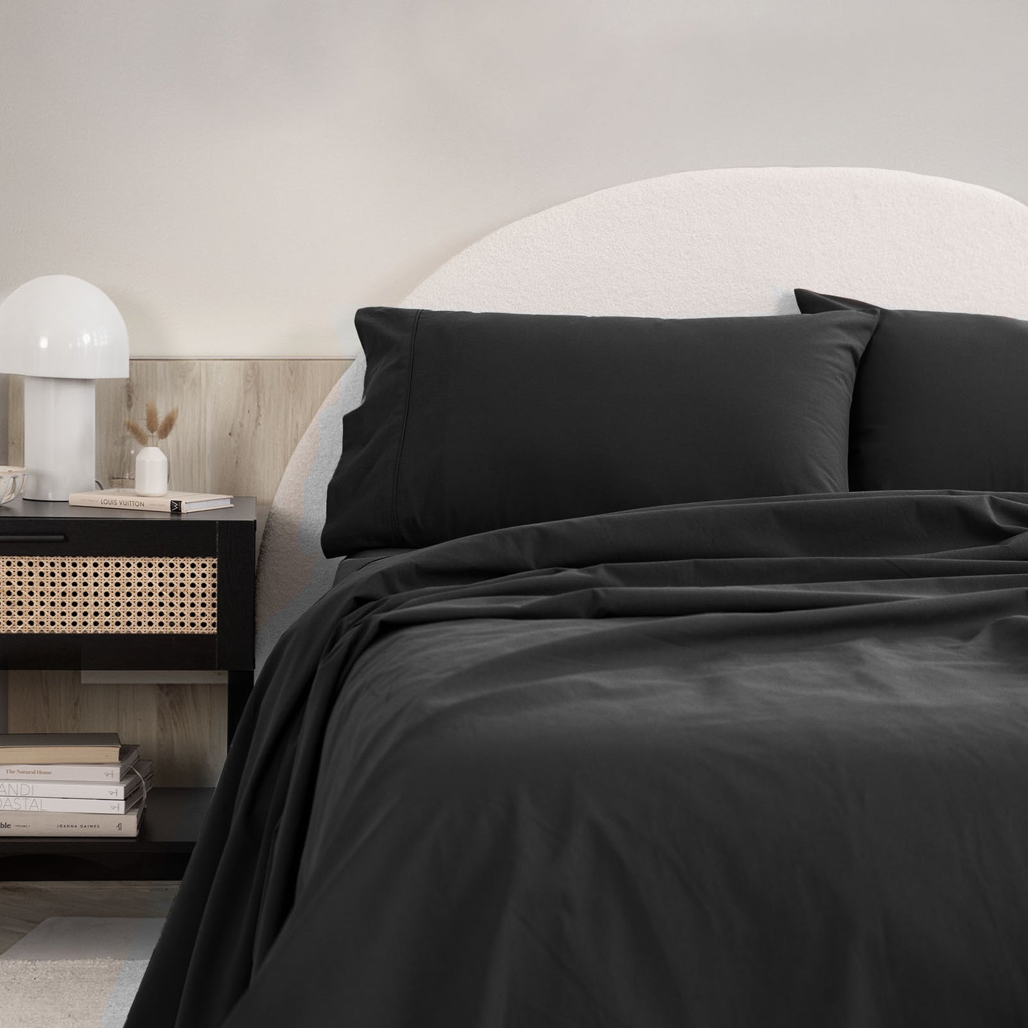 Royal Comfort Vintage Wash 100% Cotton Sheet Set Fitted Flat Sheet Pillowcases-Bed Linen-PEROZ Accessories