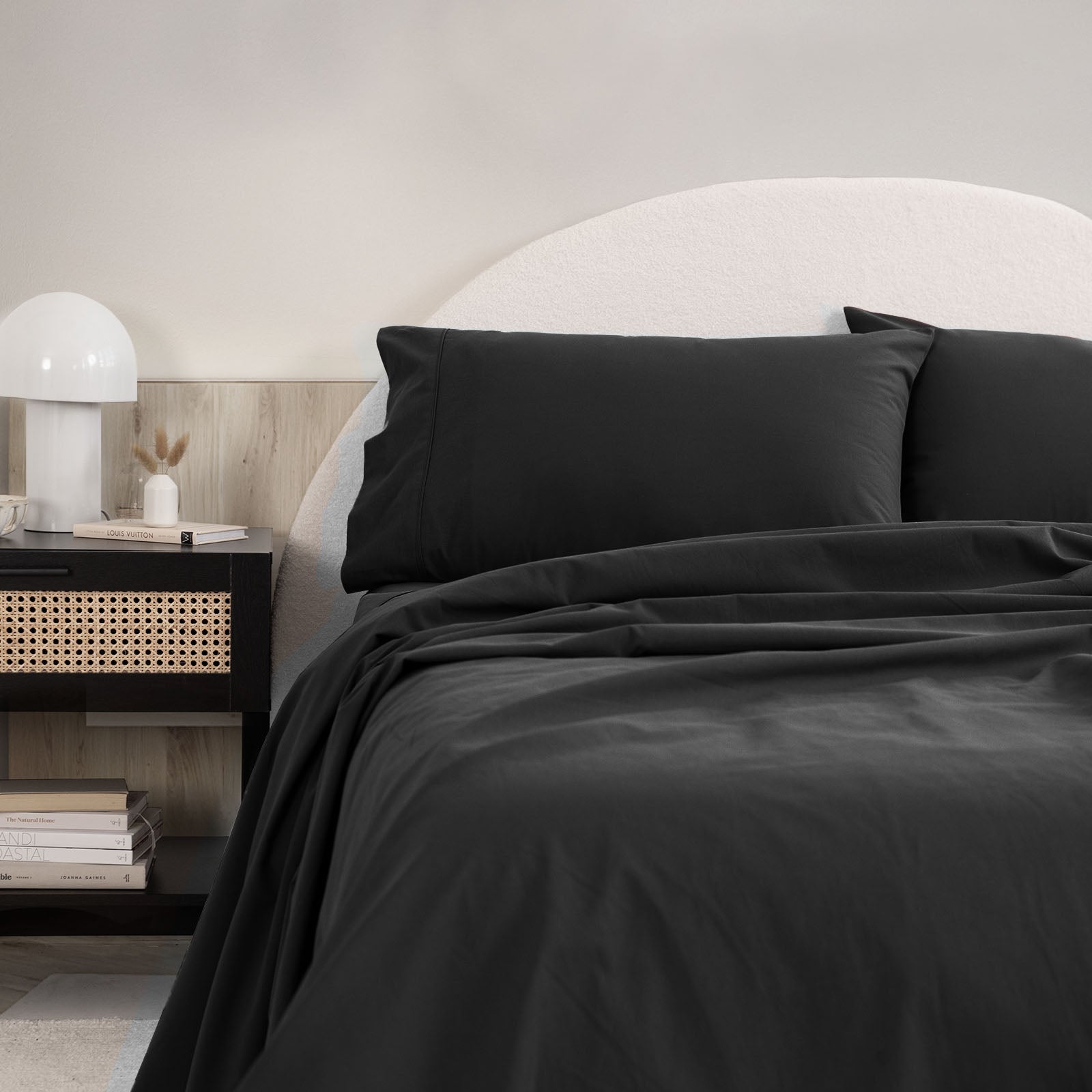 Royal Comfort Vintage Wash 100% Cotton Sheet Set Fitted Flat Sheet Pillowcases-Bed Linen-PEROZ Accessories