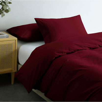 Royal Comfort Vintage Washed 100% Cotton Quilt Cover Set Bedding Ultra Soft-Bed Linen-PEROZ Accessories