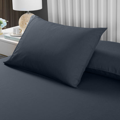 Royal Comfort 2000TC 3 Piece Fitted Sheet and Pillowcase Set Bamboo Cooling-Bed Linen-PEROZ Accessories