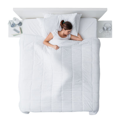 Royal Comfort 800GSM Silk Blend Quilt Duvet Ultra Warm Winter Weight-Bedding-PEROZ Accessories