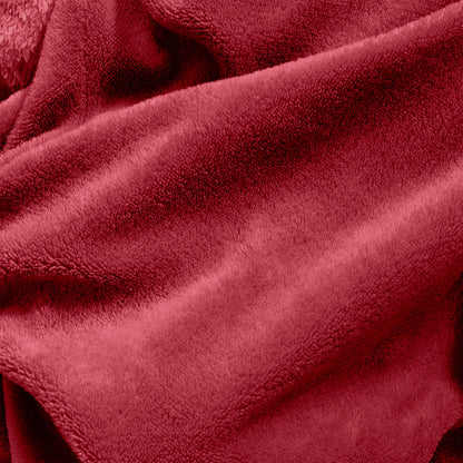 Royal Comfort Snug Hoodie Nightwear Super Soft Reversible Coral Fleece 750GSM-Lingerie, Sleepwear &amp; Loungewear-PEROZ Accessories