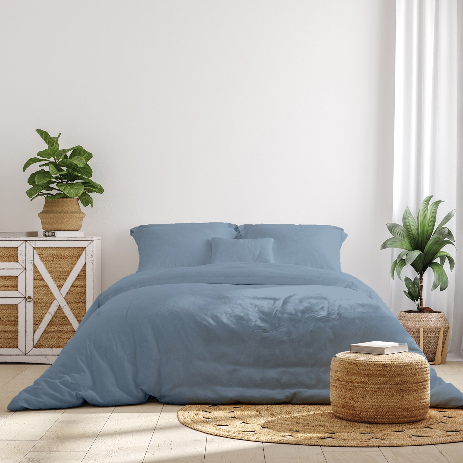 Royal Comfort 1000 Thread Count Bamboo Cotton Sheet and Quilt Cover Complete Set-Bed Linen-PEROZ Accessories