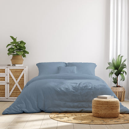 Royal Comfort 1000 Thread Count Bamboo Cotton Sheet and Quilt Cover Complete Set-Bed Linen-PEROZ Accessories
