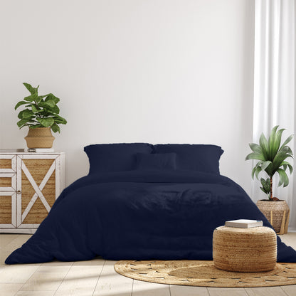 Royal Comfort 1000 Thread Count Bamboo Cotton Sheet and Quilt Cover Complete Set-Bed Linen-PEROZ Accessories