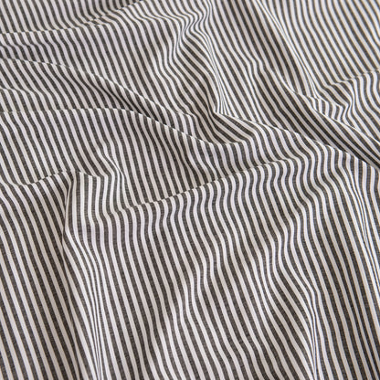 Royal Comfort Stripes Linen Blend Sheet Set Bedding Luxury Breathable Ultra Soft-Bed Linen-PEROZ Accessories