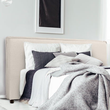 Milano Decor Malaga Bed Head Headboard Bedhead Upholstered-Bed Frames &amp; Bases-PEROZ Accessories