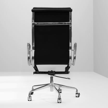 Milano Premium Office Executive Computer Chair PU Leather Steel Chrome-Office Chairs-PEROZ Accessories