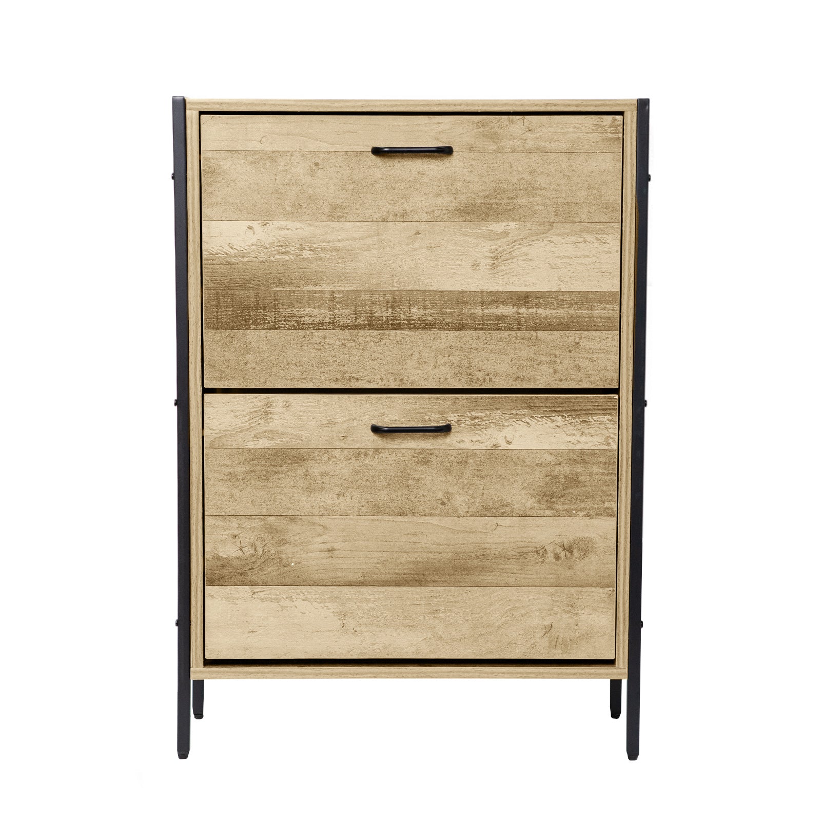 Milano Decor 12 Pair Wooden Shoe Cabinet Drawer Storage-Shoe Storage-PEROZ Accessories