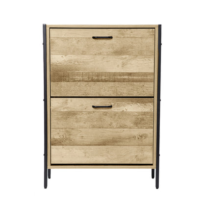 Milano Decor 12 Pair Wooden Shoe Cabinet Drawer Storage-Shoe Storage-PEROZ Accessories