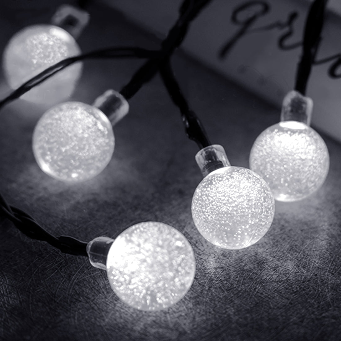 Milano Decor Solar Powered Outdoor Festoon Lights || 30 Lights-Equipment-PEROZ Accessories