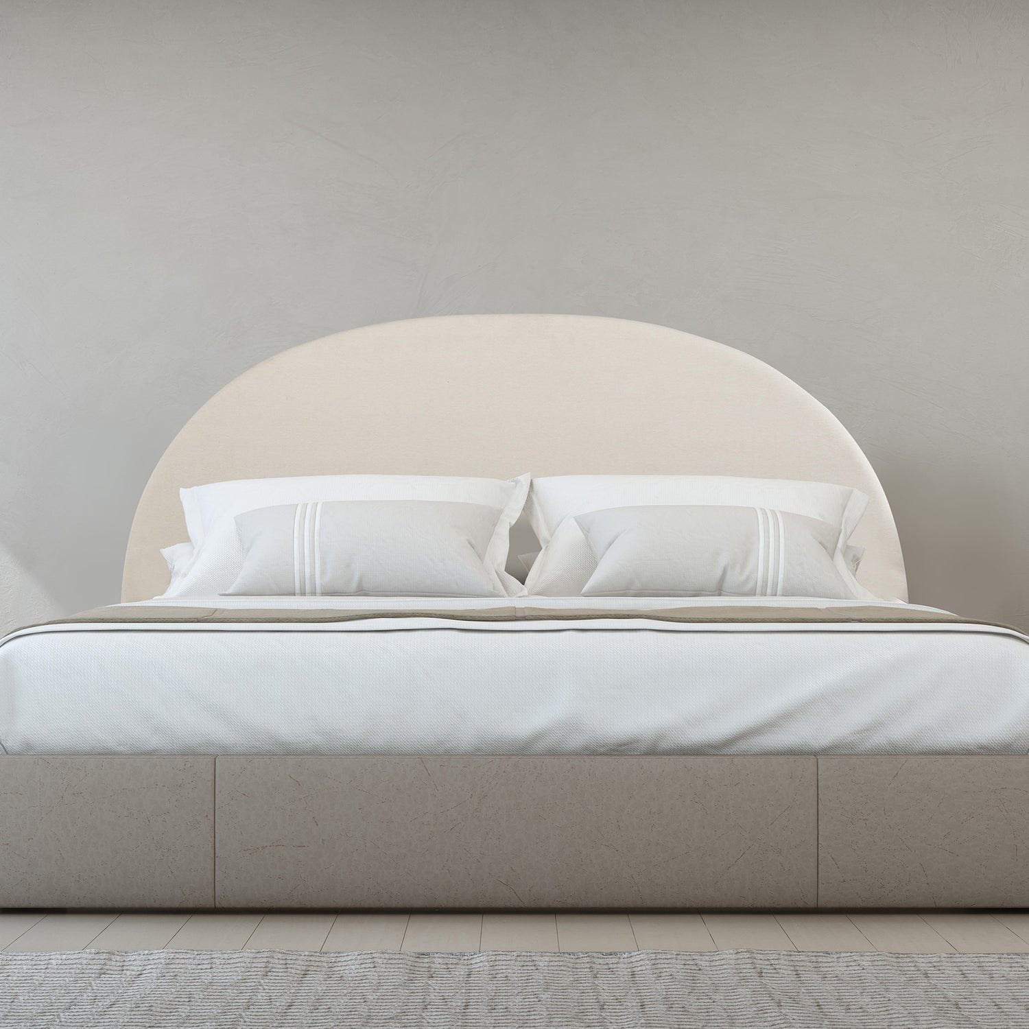 Milano Decor Newark Curved Bead Head-Bed Frames &amp; Bases-PEROZ Accessories