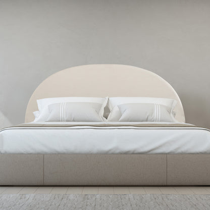 Milano Decor Newark Curved Bead Head-Bed Frames &amp; Bases-PEROZ Accessories