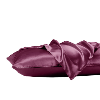 Royal Comfort Satin Sheet Set 3 Piece Fitted Sheet Pillowcase Soft Silky Smooth-Bed Linen-PEROZ Accessories