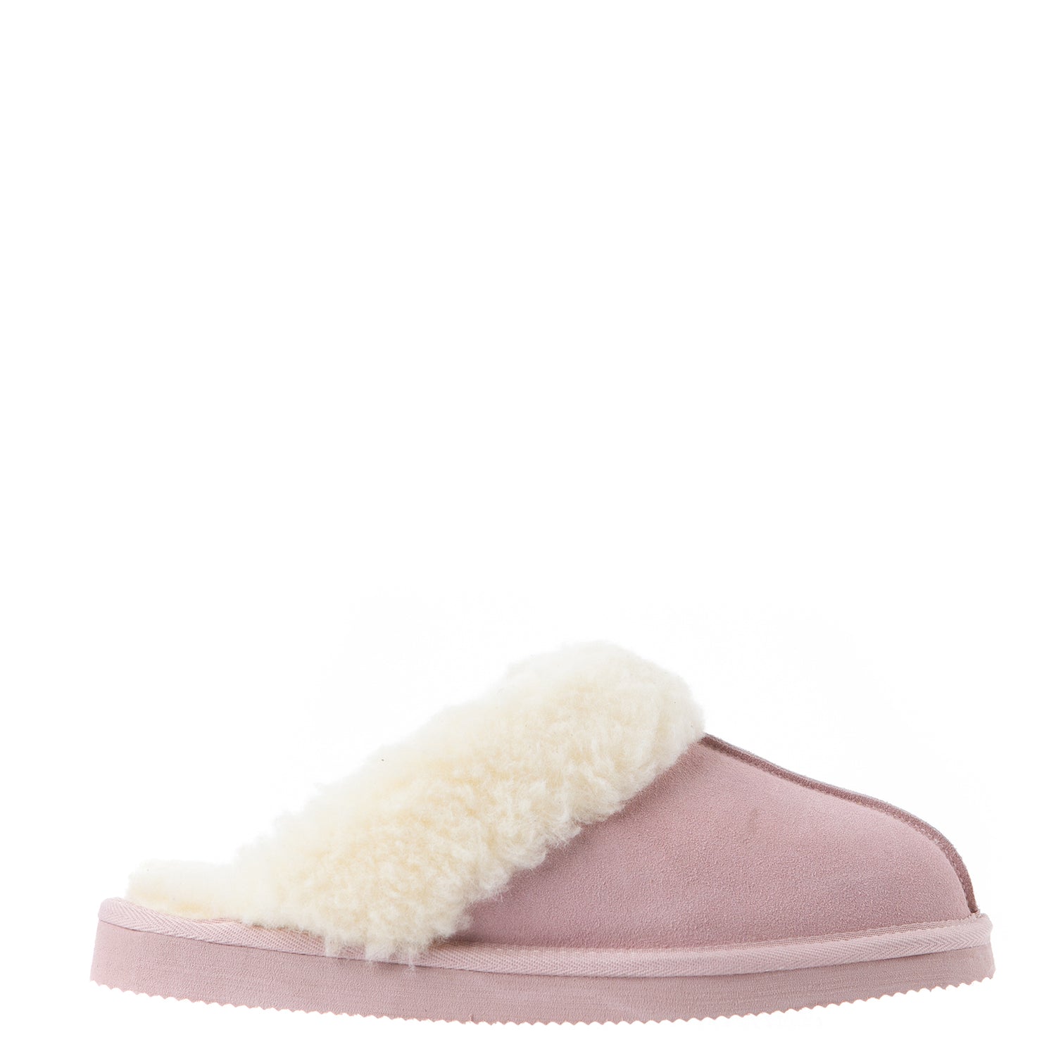 Royal Comfort Ugg Scuff Slippers Womens Leather Upper Wool Lining Breathable-Footwear-PEROZ Accessories