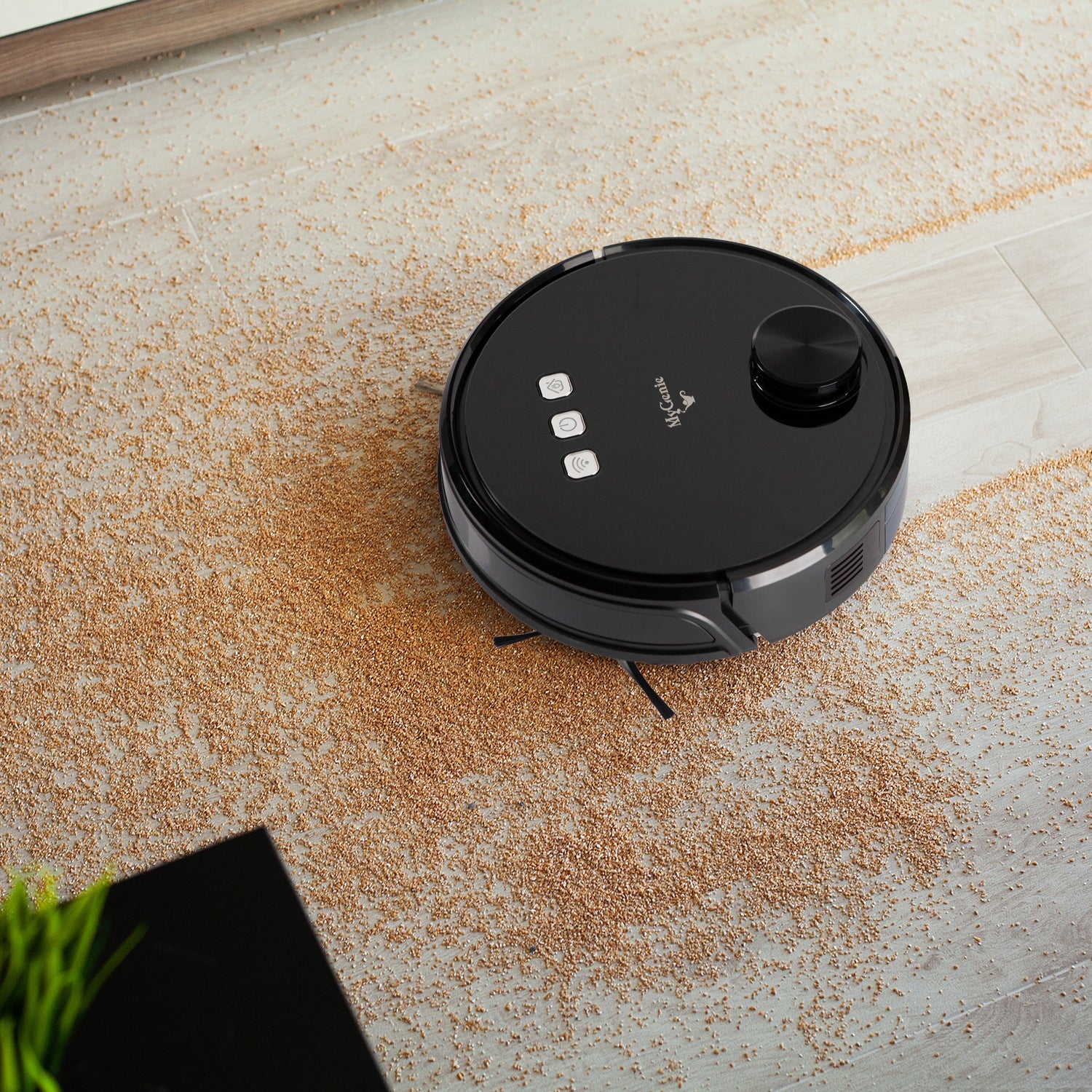MyGenie Laser Smart Pro IQ 360 Robot Vacuum Cleaner WIFI Remote Control-Small Home Appliances-PEROZ Accessories