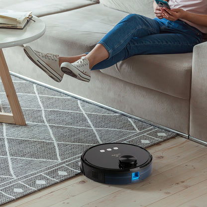 MyGenie Laser Smart Pro IQ 360 Robot Vacuum Cleaner WIFI Remote Control-Small Home Appliances-PEROZ Accessories