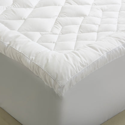 Royal Comfort 1200GSM Deluxe 7-Zone Mattress Topper Luxury Gusset Breathable-Bedding-PEROZ Accessories