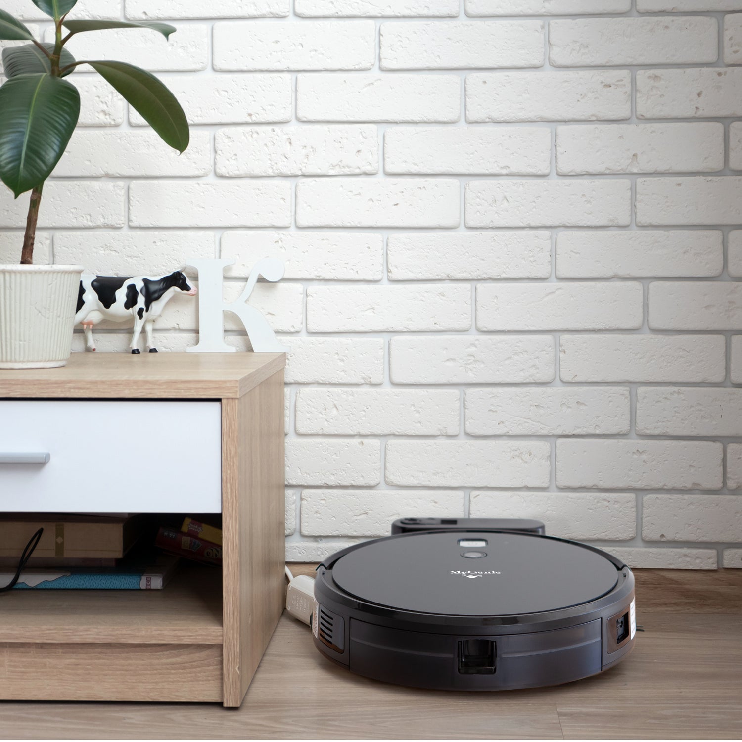 MyGenie V-MAX 3000 Robotic Vacuum Cleaner VSLAM Technology Wi-Fi Control-Small Home Appliances-PEROZ Accessories