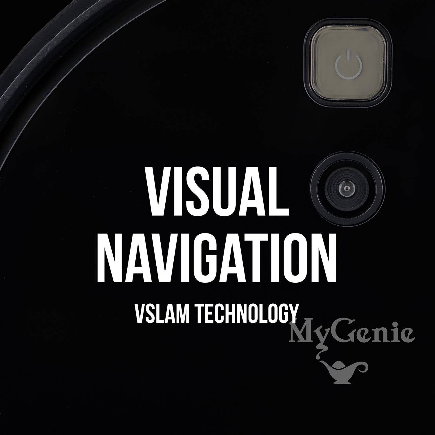MyGenie V-MAX 3000 Robotic Vacuum Cleaner VSLAM Technology Wi-Fi Control-Small Home Appliances-PEROZ Accessories