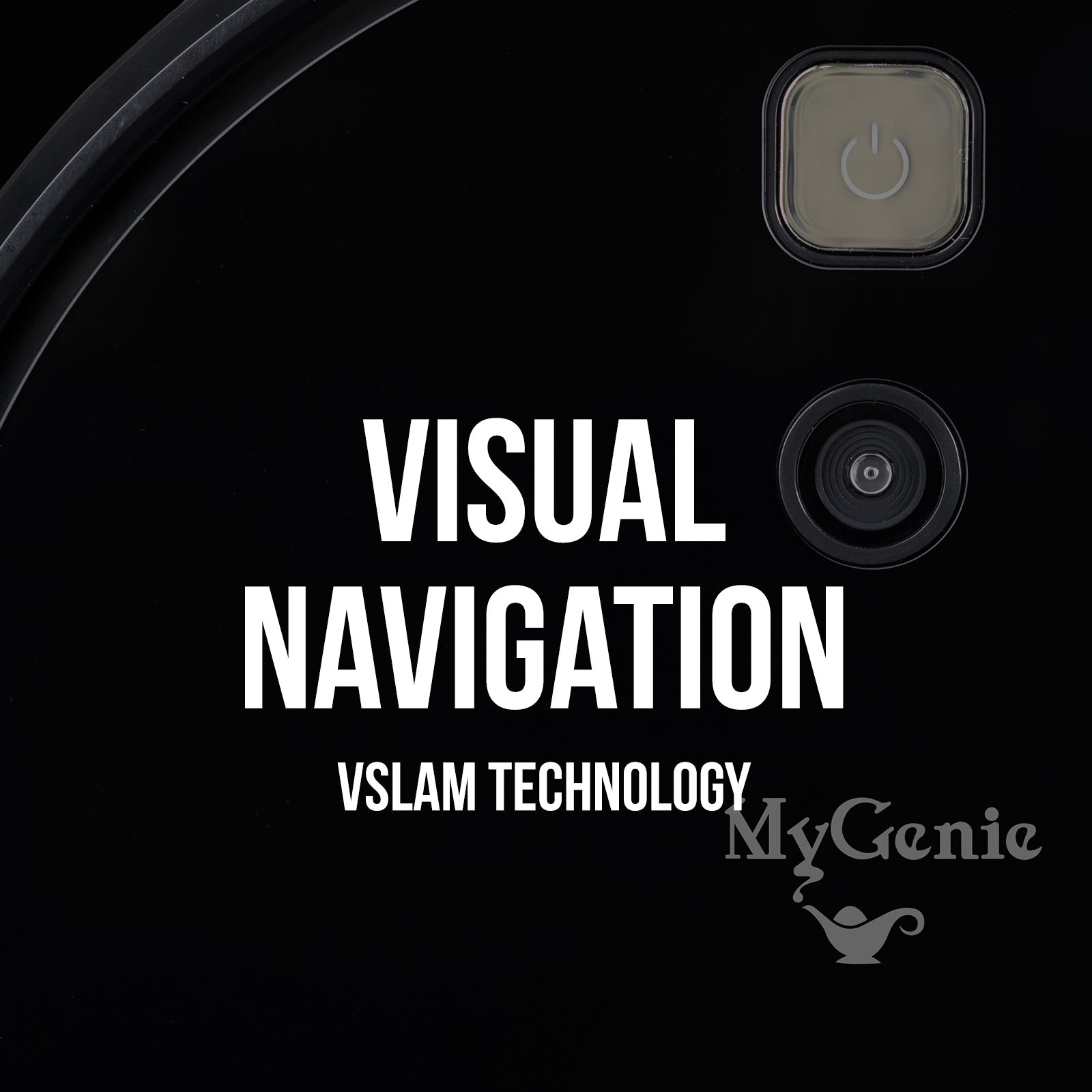 MyGenie V-MAX 3000 Robotic Vacuum Cleaner VSLAM Technology Wi-Fi Control-Small Home Appliances-PEROZ Accessories