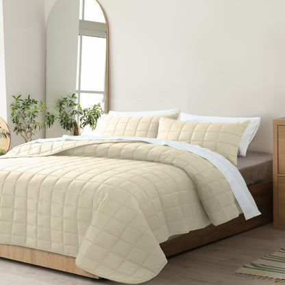 Royal Comfort Coverlet Set Bedspread Soft Touch Easy Care Breathable 3 Piece Set-Bed Linen-PEROZ Accessories