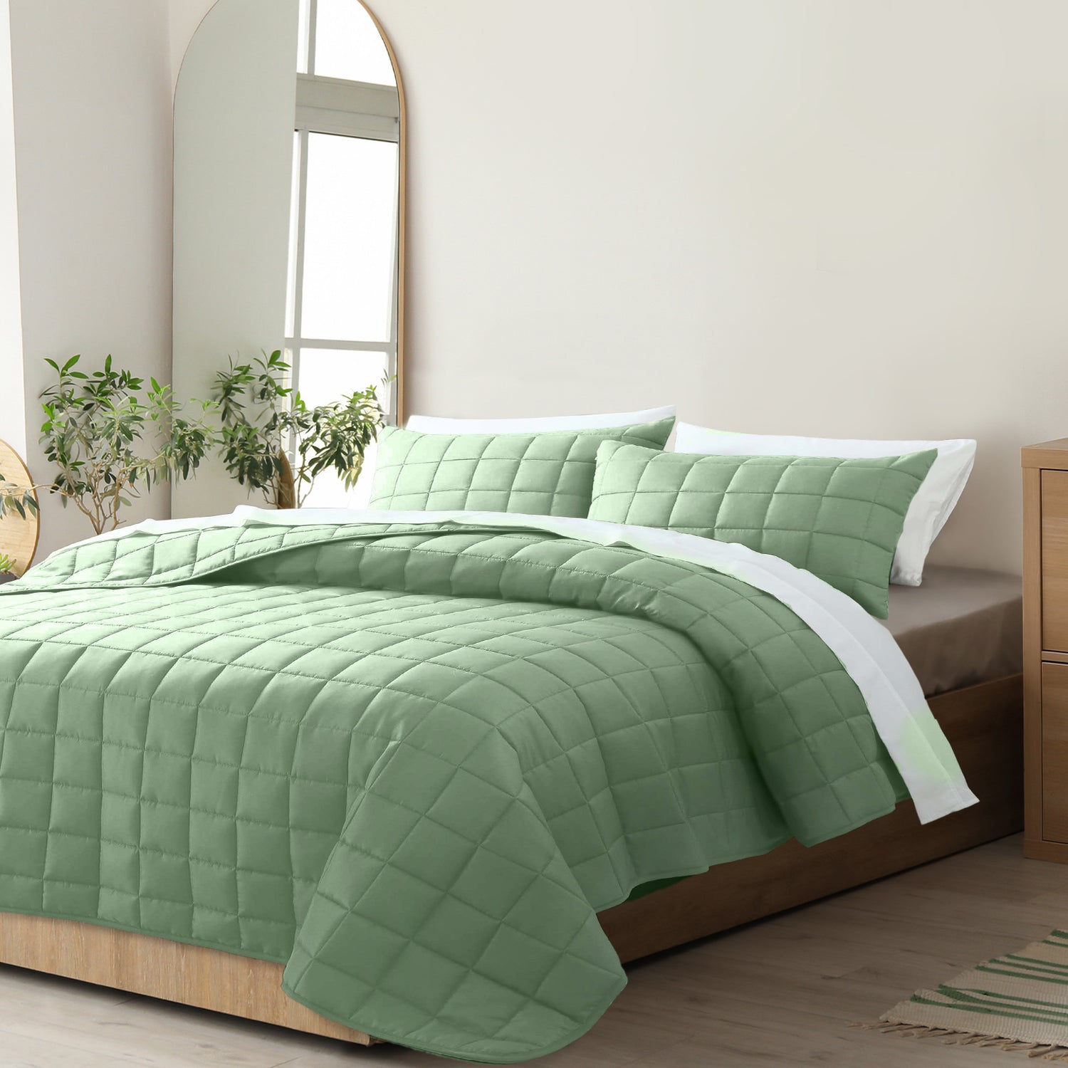 Royal Comfort Coverlet Set Bedspread Soft Touch Easy Care Breathable 3 Piece Set-Bed Linen-PEROZ Accessories