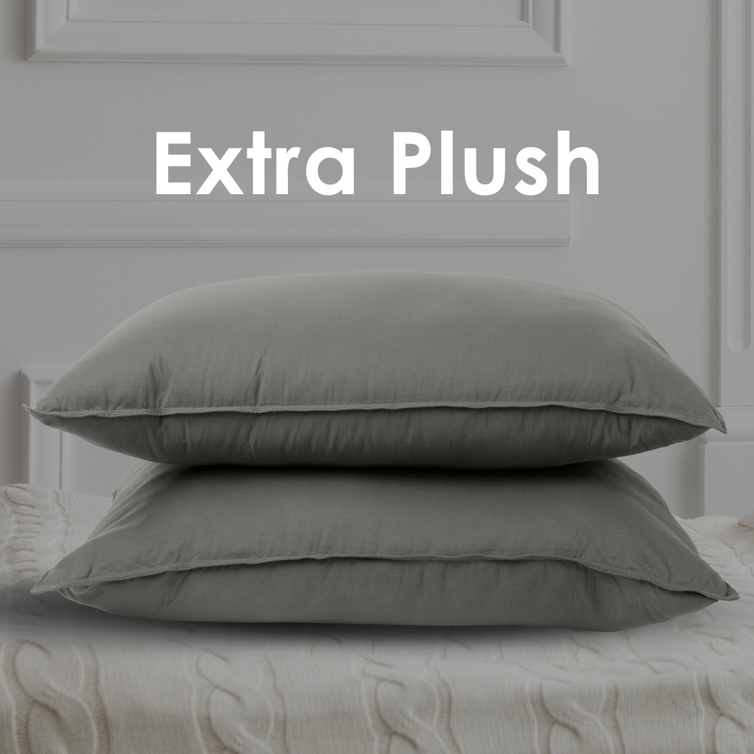 Royal Comfort Bamboo Pillow Hotel Quality Luxury Twin Pack-Bedding-PEROZ Accessories