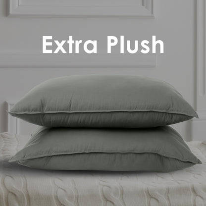 Royal Comfort Bamboo Pillow Hotel Quality Luxury Twin Pack-Bedding-PEROZ Accessories
