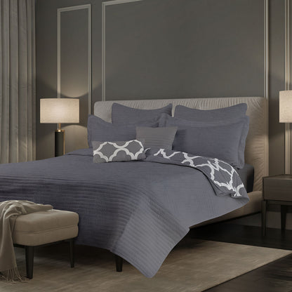 Royal Comfort Bamboo Cooling Reversible 7 Piece Comforter Set Bedspread-Bed Linen-PEROZ Accessories