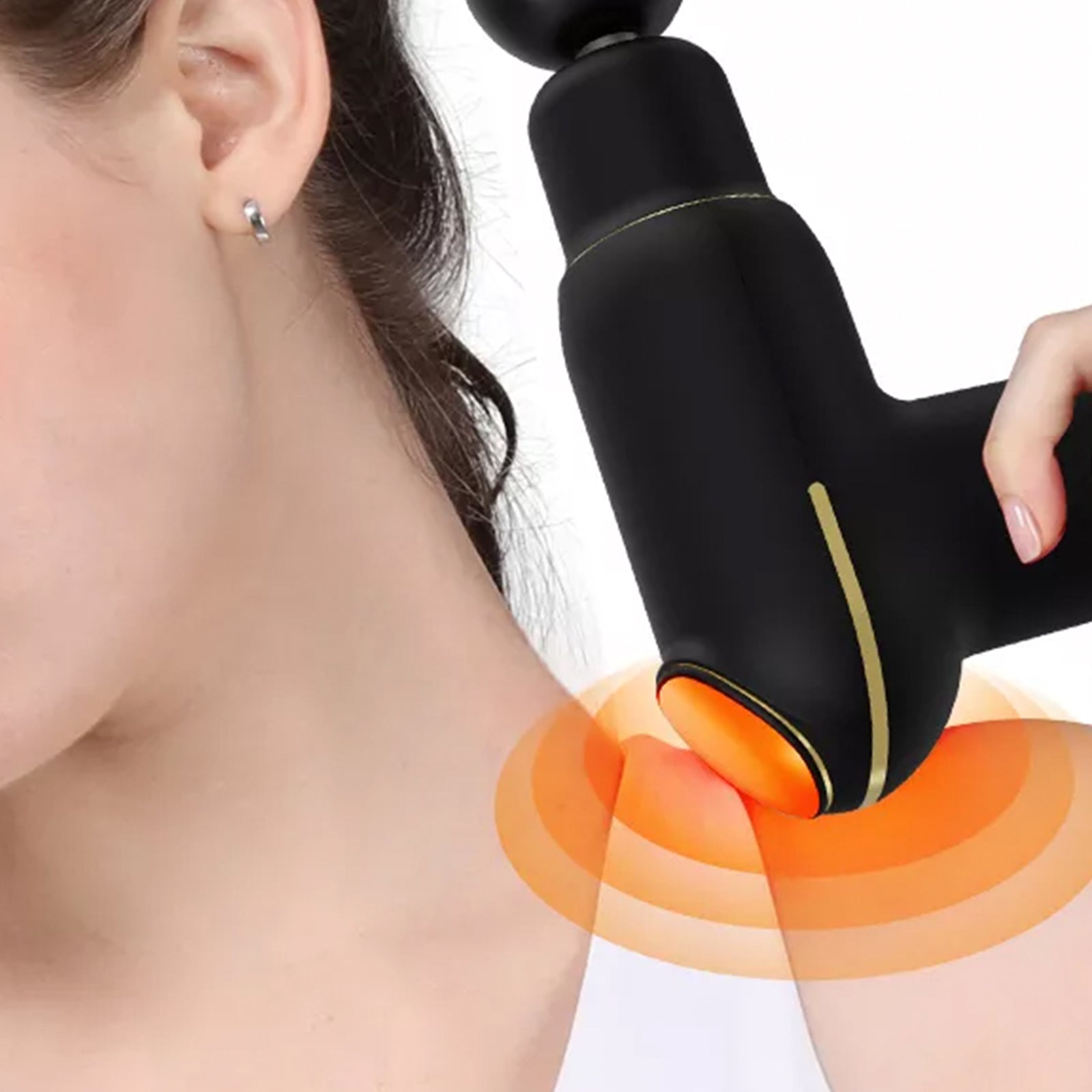 FitSmart Compact Pro FS-500 Vibration Massage Device 3 Levels Speed Temperature-Massagers-PEROZ Accessories