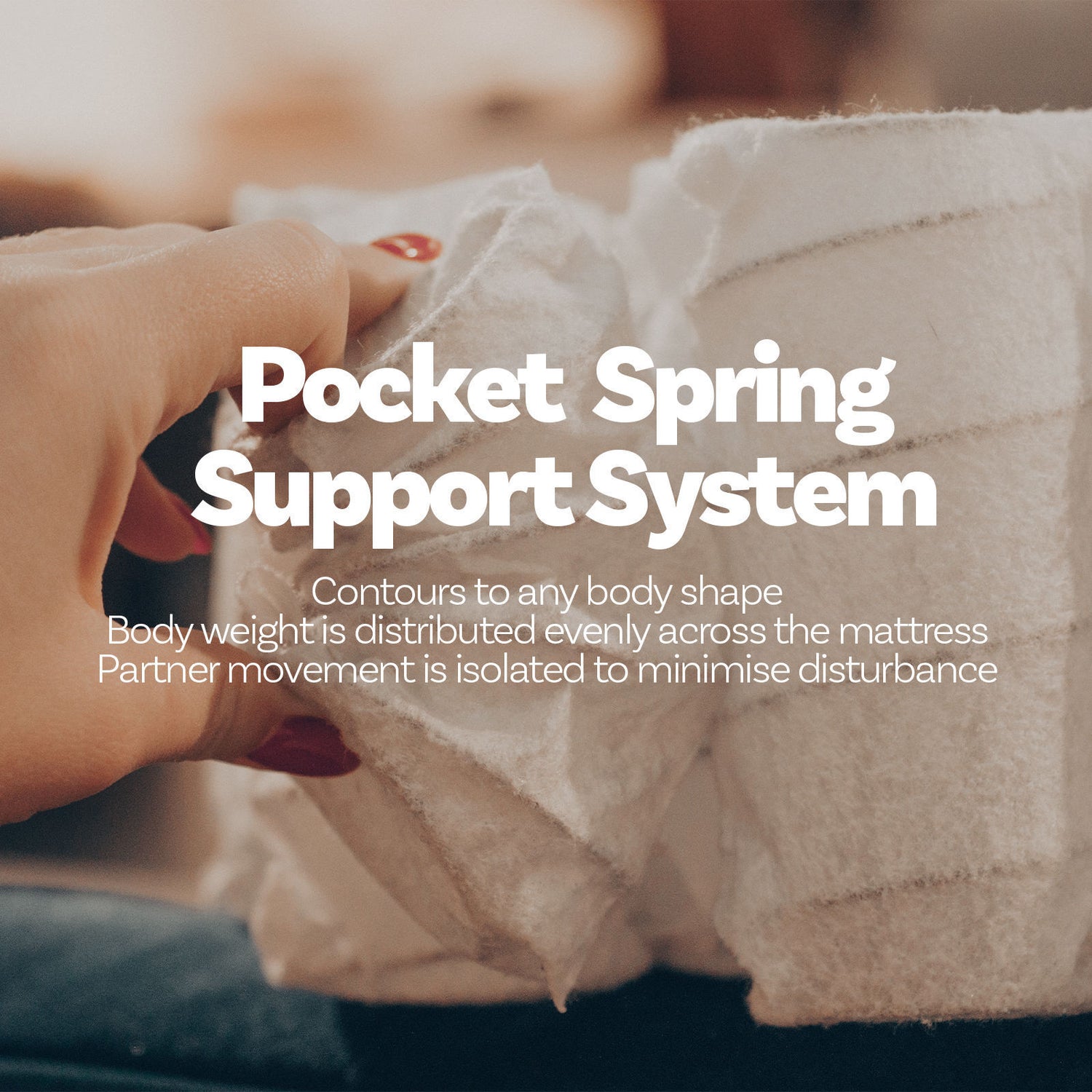 Eco Lux Edge Support Euro Top 7-Zone Pocket Spring Mattress Plush Medium Firm-Mattresses &amp; Futons-PEROZ Accessories