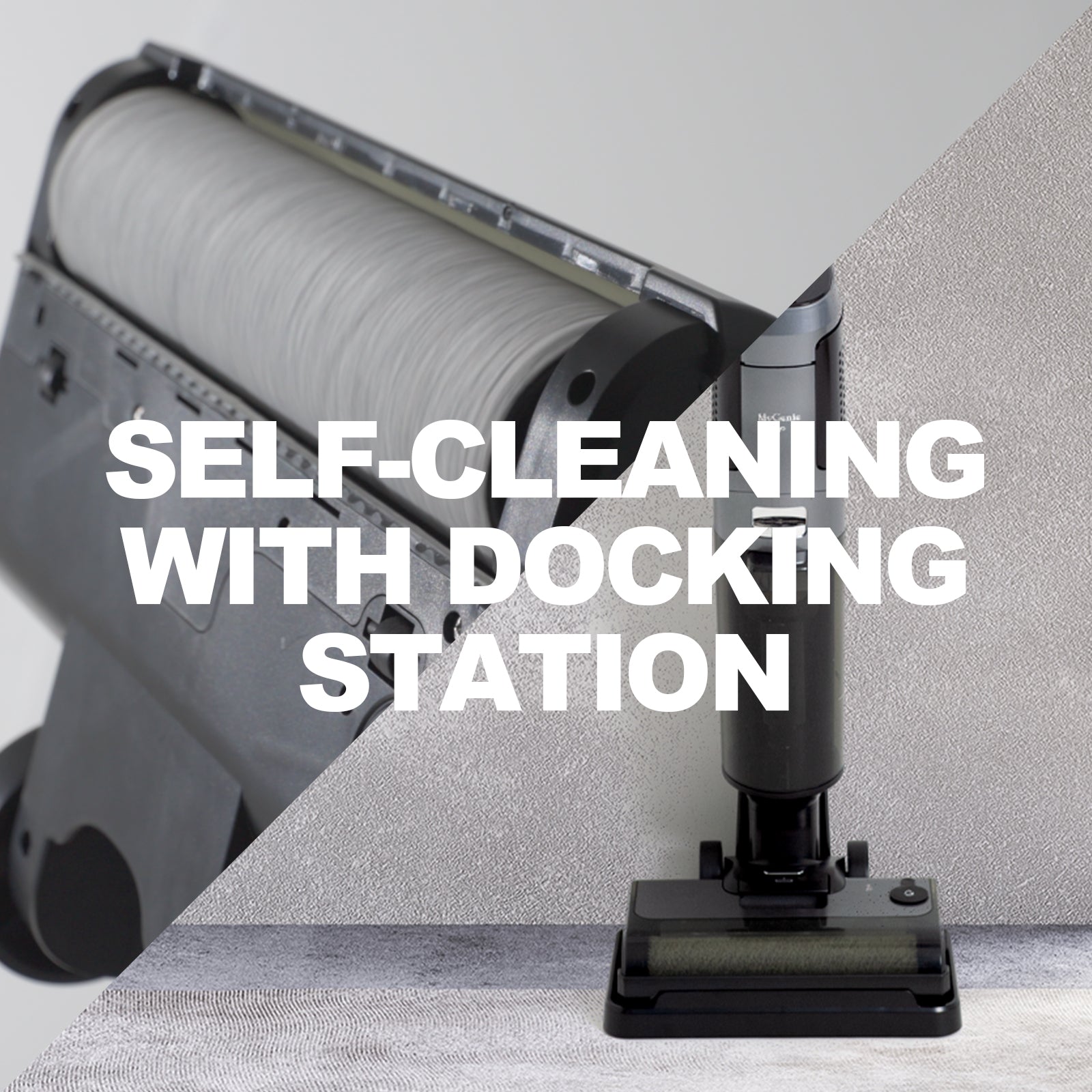 MyGenie Titan XL Intelligent Stick Vacuum 4-in-1 Wet Dry Mop Vacuum Voice Prompt-Small Home Appliances-PEROZ Accessories