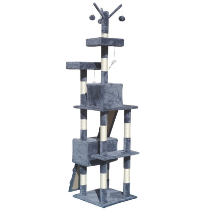 4Paws Cat Tree Scratching Post House Furniture Bed Luxury Plush-Beds &amp; Furniture-PEROZ Accessories