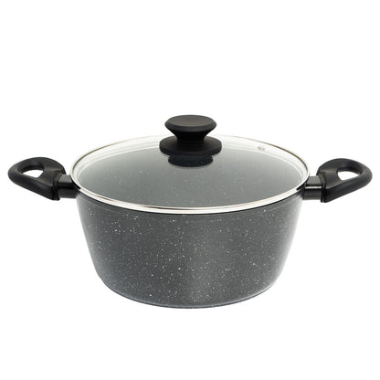 Stone Chef Forged Casserole With Lid Cookware Kitchen-Cookware-PEROZ Accessories