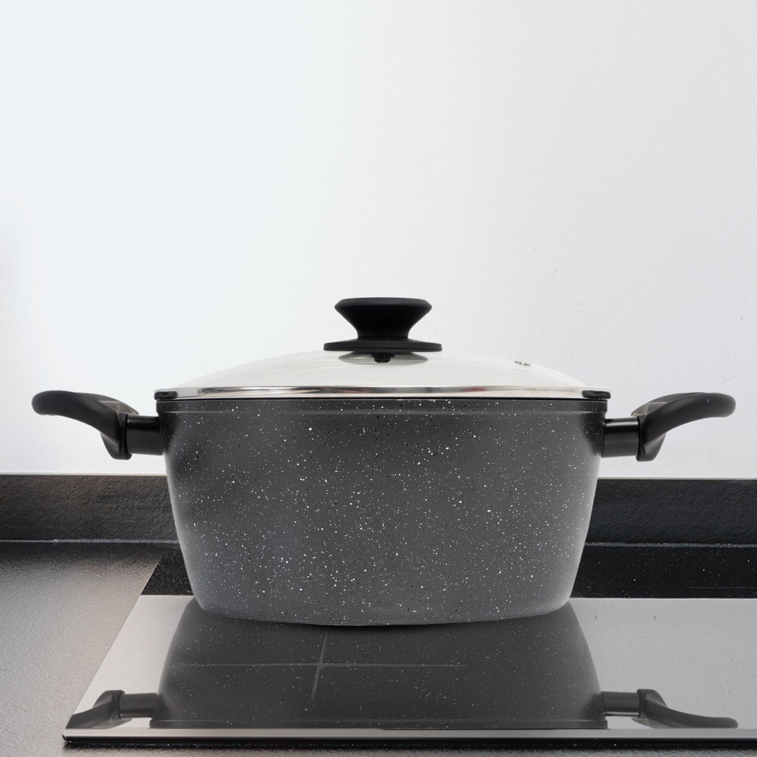 Stone Chef Forged Casserole With Lid Cookware Kitchen-Cookware-PEROZ Accessories