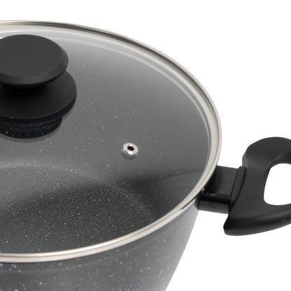 Stone Chef Forged Casserole With Lid Cookware Kitchen-Cookware-PEROZ Accessories