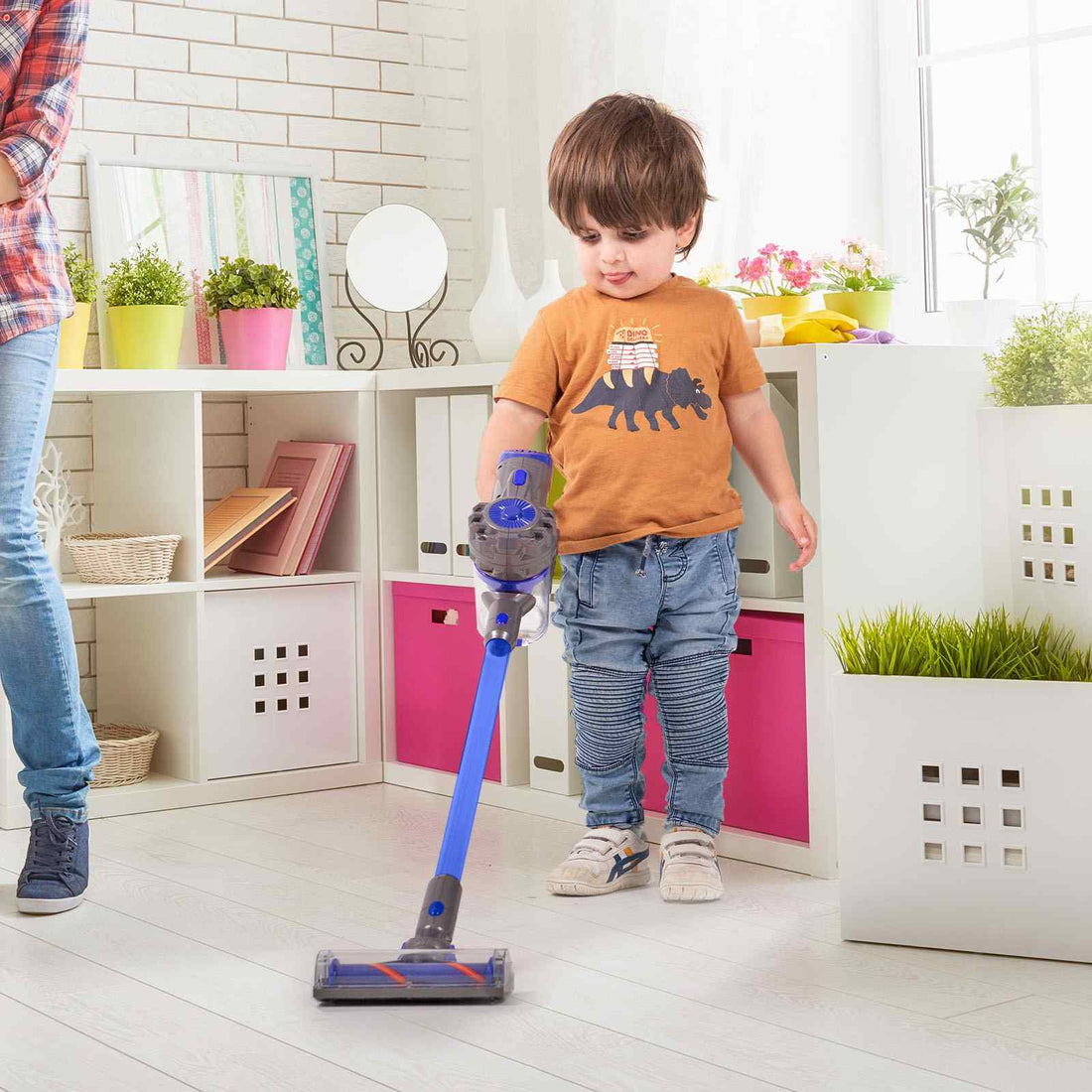 MyGenie Junior JX5 Stick Vacuum Kids Toy Handheld Clean Up Fun Cord Free-Educational-PEROZ Accessories