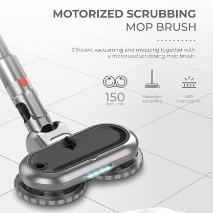 MyGenie X9 Twin Spin Turbo Mop Vacuum Cleaner Floor Mopping Vacuum Cordless-Small Home Appliances-PEROZ Accessories