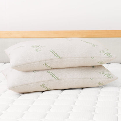 Royal Comfort Bamboo Blend Memory Foam Pillow 45 x 75CM-Bedding-PEROZ Accessories